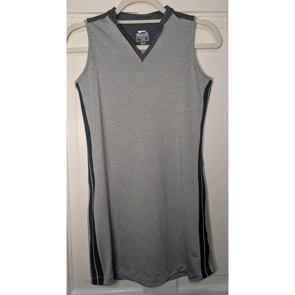 Slazenger Lifestyle Mini Golf Dress Women's L Pickleball Hiking Gray(922)
